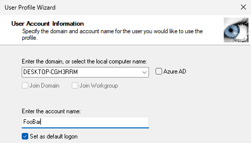 User Account Information